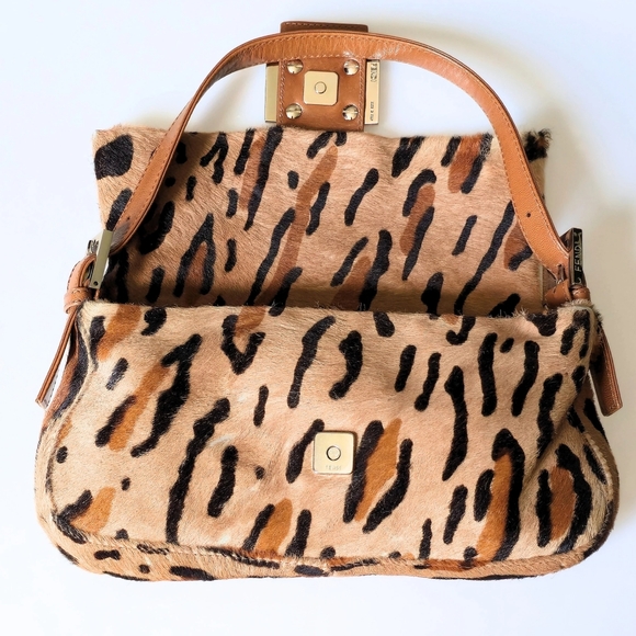 Fendi Baguette Leopard Print Pony Hair - Picture 8 of 14